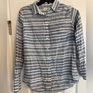 Jcrew linen button down shirt